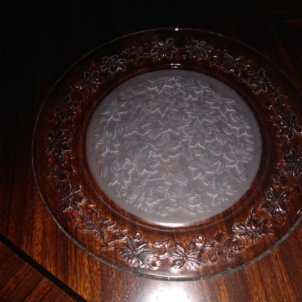 Princess House Serving Platter 13 in.  Fantasia Pattern. 1
